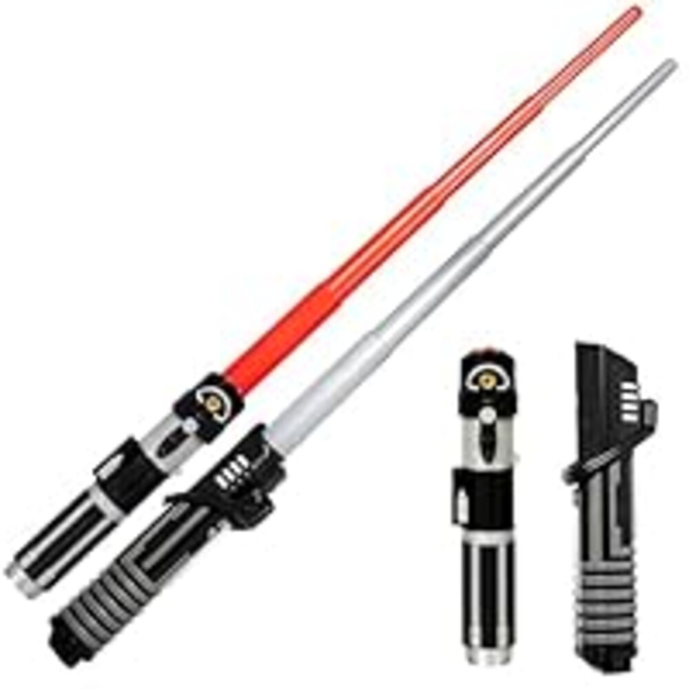 STAR WARS Non-Electronic Lightsabers Multipack, Darth Vader Lightsaber & The Mandalorian Darksaber, Toys for Boys & Girls Ages 4+