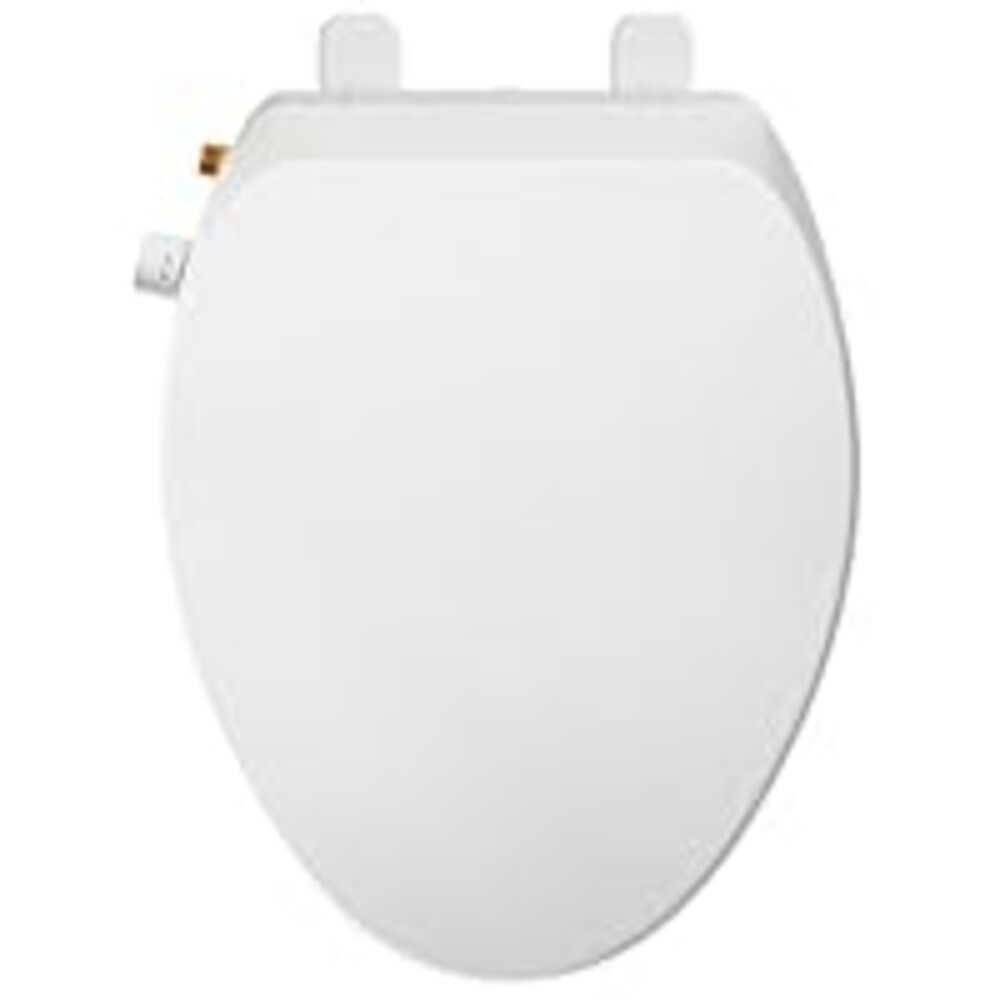 Elongated Bidet Toilet Seat – Non-Electric, Slow-Close Lid, Adjustable Water Pressure, Self-Cleaning Dual Nozzles for Frontal & Rear Wash – Hygienic Fresh Water Bidet Seat with Brass Inlet (Elongated)