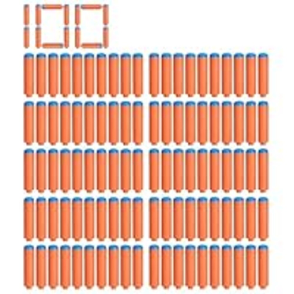 Nerf N Series N1 Darts, Includes 100 Darts, Compatible Only with Nerf N Series Blasters, Outdoor Games, Ages 8+ (Amazon Exclusive)
