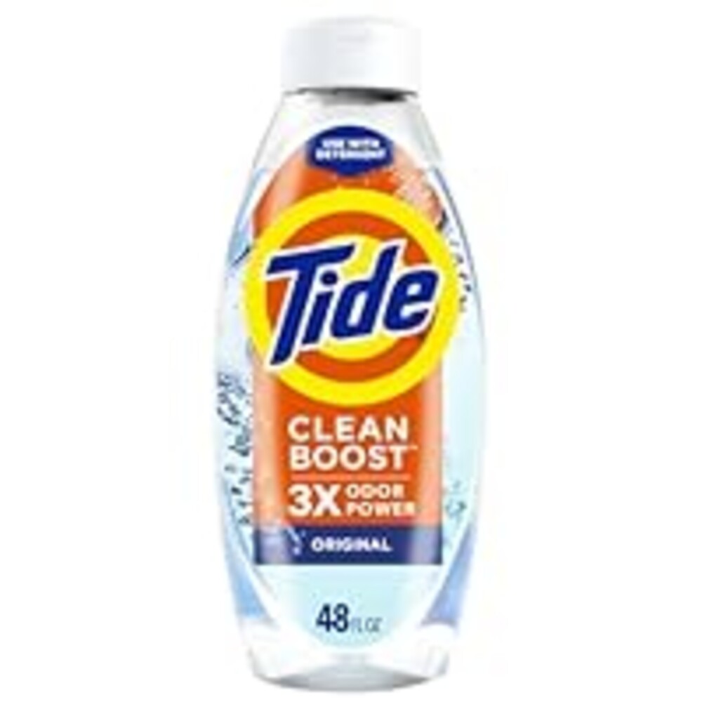 Tide Deep Cleansing Fabric Rinse with 3X Odor Power, Original Scent, 48 oz