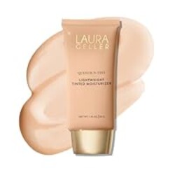 LAURA GELLER NEW YORK Quench-n-Tint Tinted Moisturizer - Sheer to Light Buildable Coverage - Natural Glow Finish - Lightweight Formula with Hyaluronic Acid, 01 Porcelain/Fair