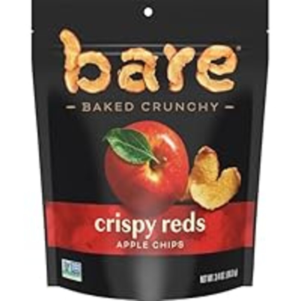 bare Baked Crunchy Apple Chips, Fujis & Reds, 3.4oz Bag