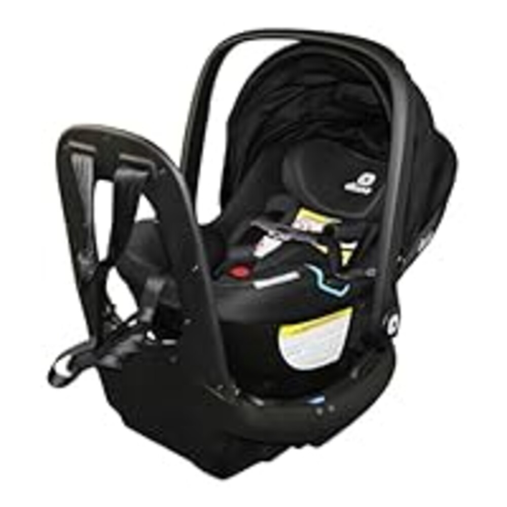 Diono LiteClik30 RXT SafePlus Infant Car Seat and Base, Rear-Facing for Infants 4-30lbs, SafePlus Engineering, with Infant Insert, UPF 50+ Sunshade (Black Storm)