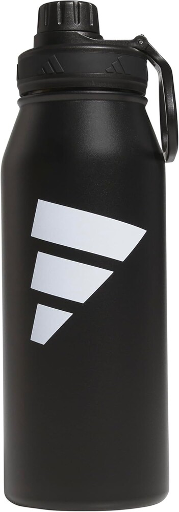 adidas Stainless Steel Metal Water Bottle 34 oz (1L) Screw Cap