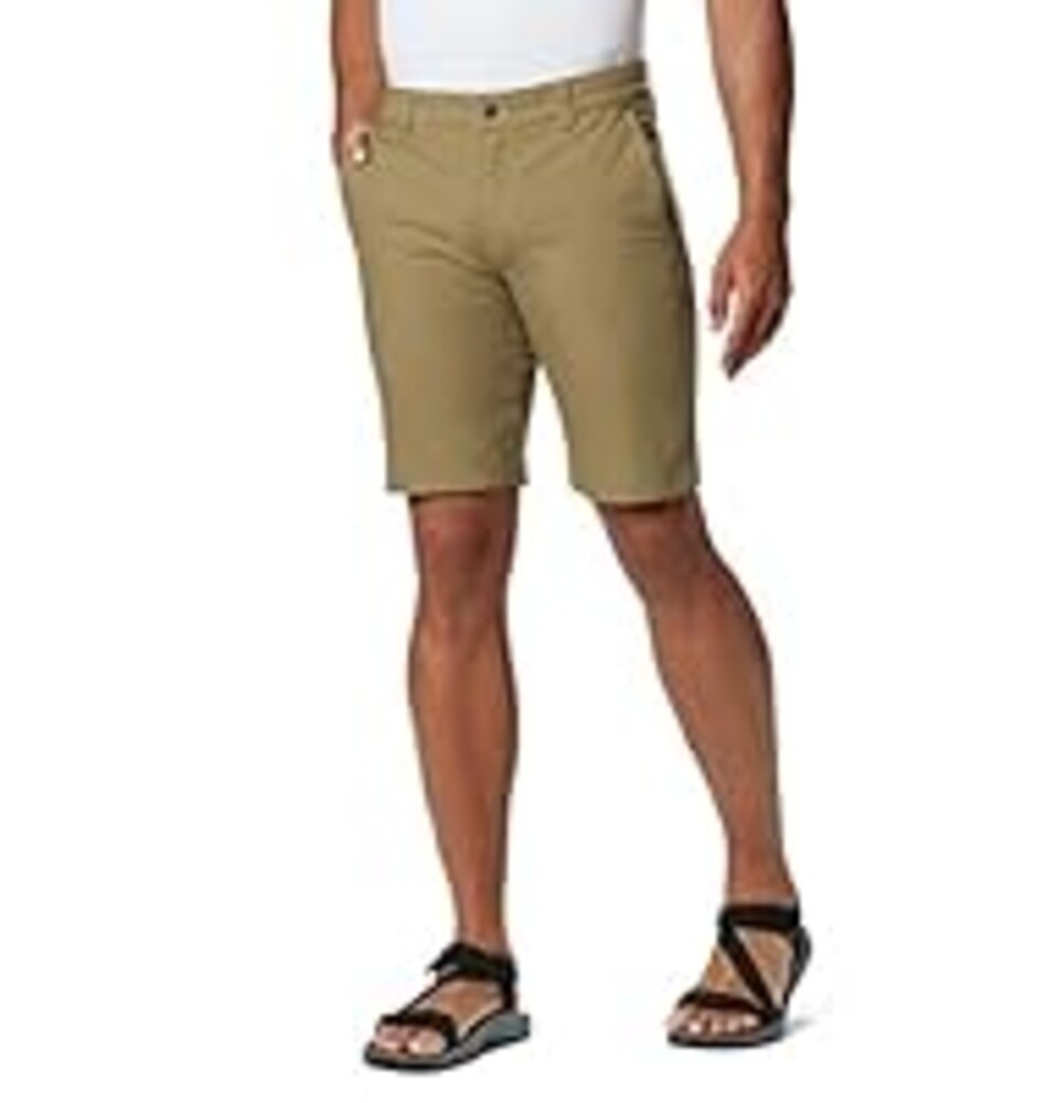 Columbia Men's Flex ROC Comfort Stretch Casual Short, Fossil, 36x10