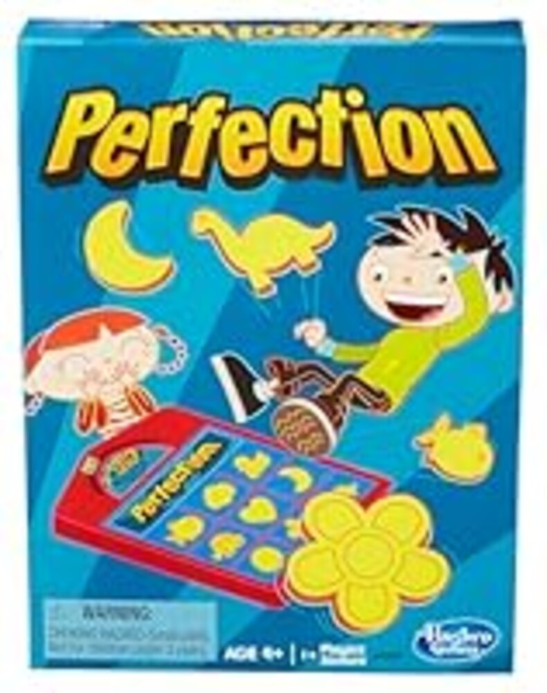 Hasbro Gaming Perfection Game for Kids | Popping Shapes and Pieces | Preschool Board Games for Clasroom | Back to School Gifts | Ages 4+ (Amazon Exclusive)
