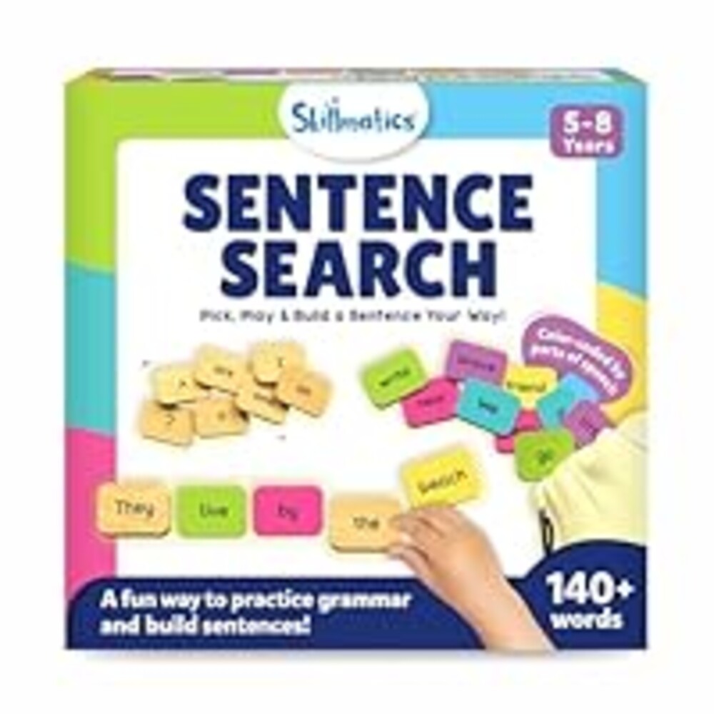 Skillmatics Learning Toys - Sentence Search, Easter Basket Stuffers, Fun Sentence Building Activity, Creative Word Play, Educational Toys for Kids, Gifts for Boys and Girls Ages 5, 6, 7, 8
