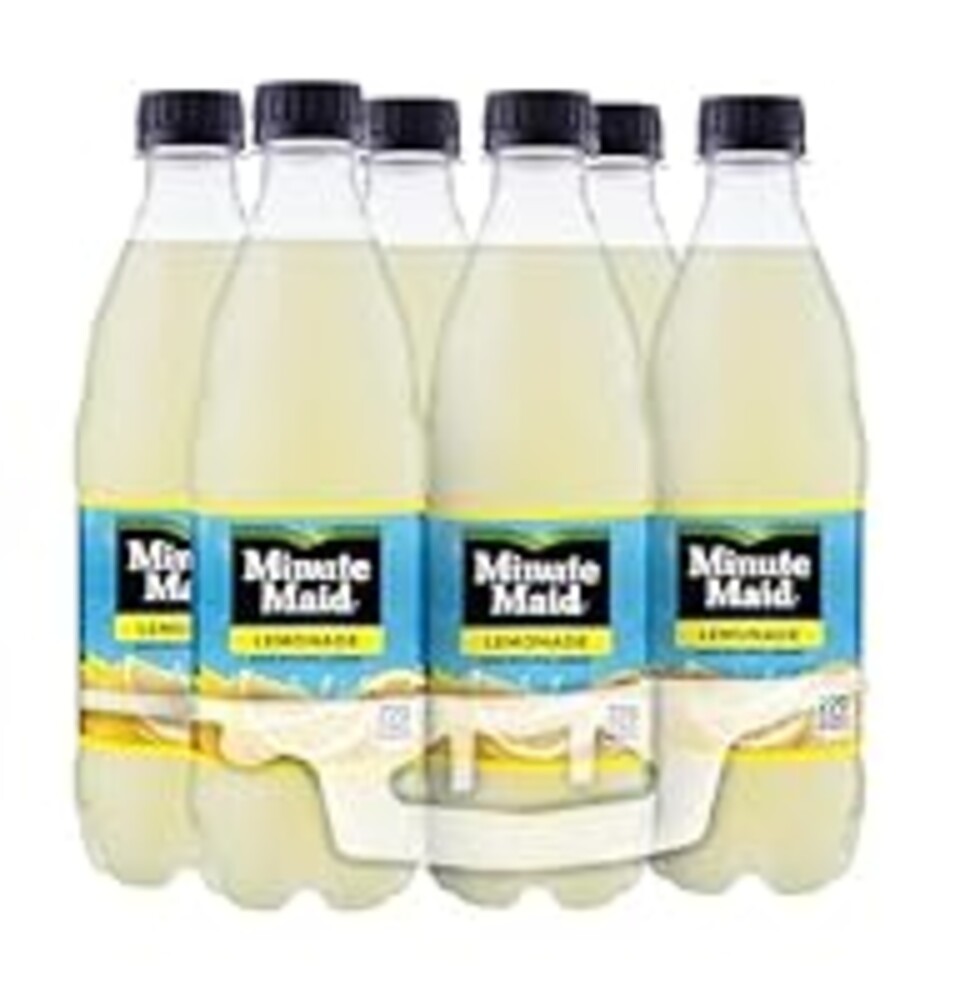 Minute Maid Lemonade Made w/Real Lemons, 16.9 fl oz, 6 Pack