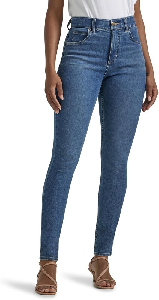 Lee Women's Ultra Lux Comfort with Flex Motion Skinny Leg Jean with Ever Fit