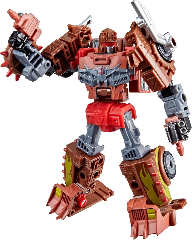 Transformers Age of The Primes Junkion Jalopy, Deluxe Class 5.5-Inch Converting Action Figure, Robot Toys for Ages 8+