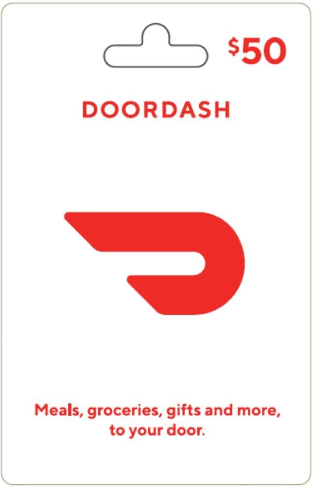 DoorDash Physical Gift Card - $50