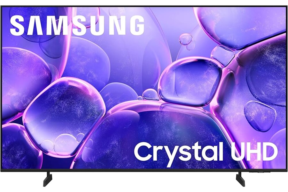 Samsung 43-Inch Class Crystal UHD U8000F 4K Smart TV (2025 Model) Endless Free Content, Crystal Processor 4K, MetalStream Des