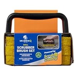 Mr. Bar-B-Q Grill Scrubber Brush Set Powered by Scrub Daddy