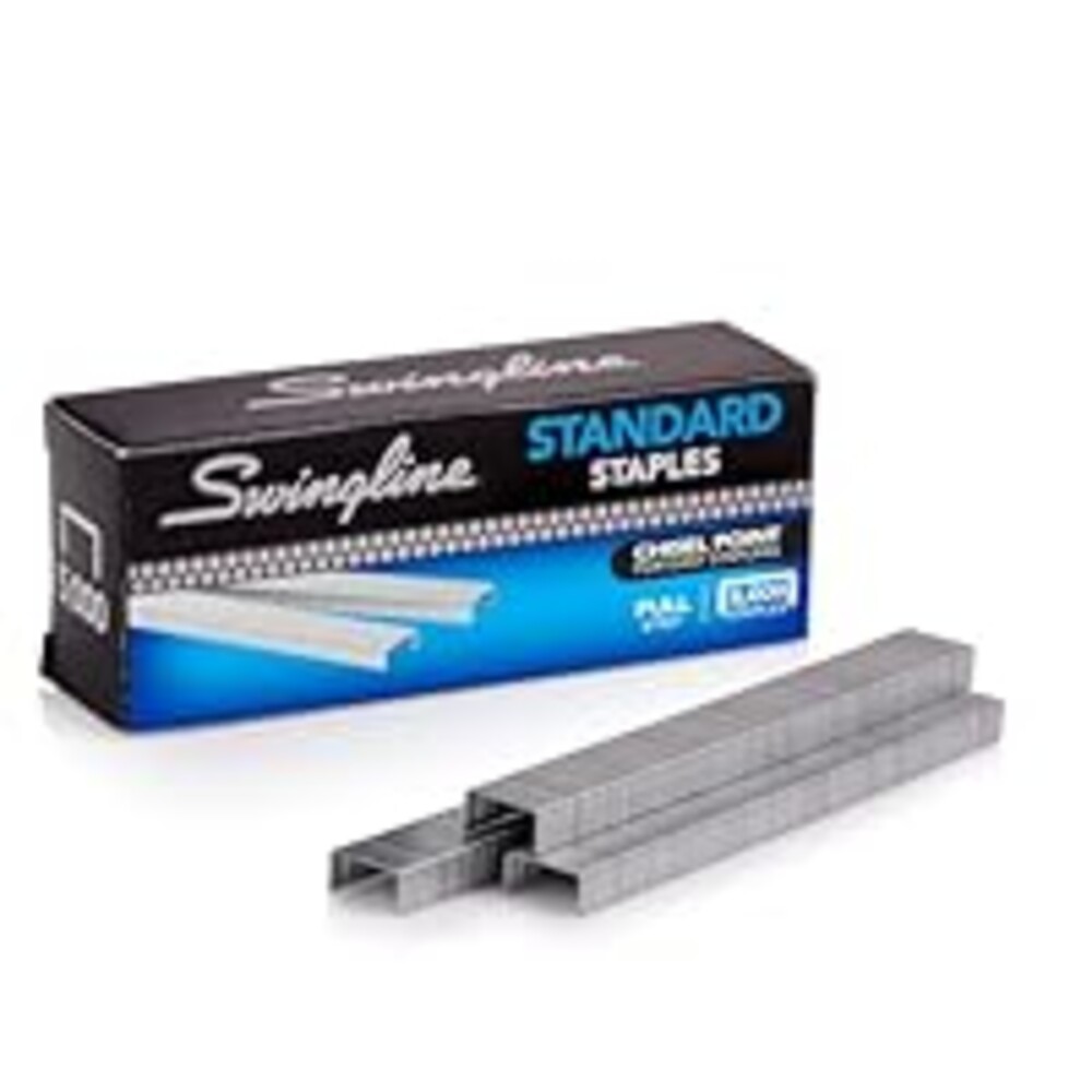 Swingline® Standard Staples, 1/4", Full Strip, Box of 5,000