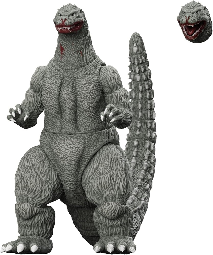 Super7 ULTIMATES! Toho Godzilla Grayscale Comic Book (Thirsty for Blood) - 7" Toho Godzilla Action Figure with Accessories - Classic Comic Book Collectibles and Retro Toys