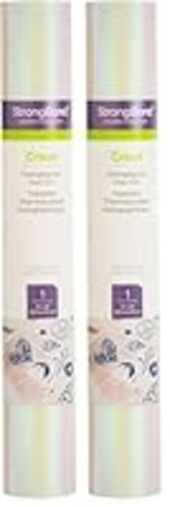 Cricut Holographic Iron On, Translucent Red - 2-Pack of 2ft Rolls (12"x24") - HTV Heat Transfer Vinyl for Shirts, Apparel, Hats & More - Compatible EasyPress & Machines