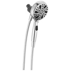 Delta Faucet 6-Spray SureDock Magnetic Shower Head with Handheld Spray, Chrome Shower Head with Hose, Showerheads & Handheld Showers, Handheld Shower Heads, MagnaTite Docking, Chrome 75609