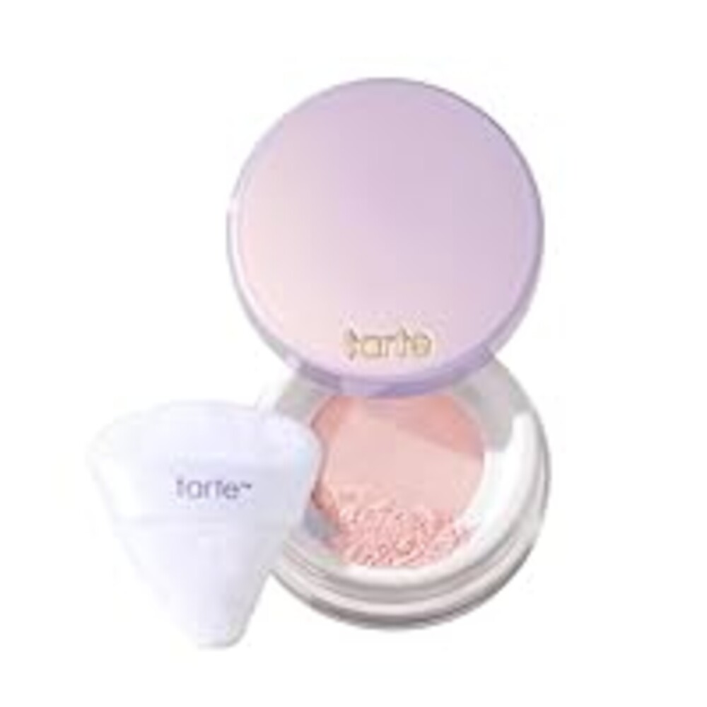 tarte creaseless setting powder – Loose Face Powder, Lightweight Oil-Absorbing Formula for Longwear Finish, Vegan & Cruelty-Free, travel size, pink