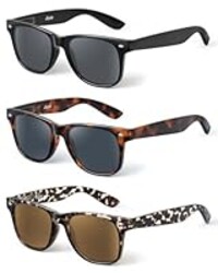 LADEESSE 3 Pack Reading Sunglasses for Women, UV400 Sun Readers Glasses Spring Hinge Outdoor Sunglasses-200(Not bifocal)