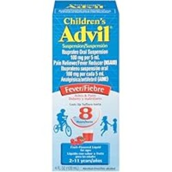 Children's Advil Pain Reliever and Fever Reducer, Children's Ibuprofen Liquid Pain Relief Medicine, Fruit - 4 Fl Oz