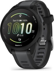 Garmin Forerunner 165, Running Smartwatch, Colorful AMOLED Display, Training Metrics and Recovery Insights, Black