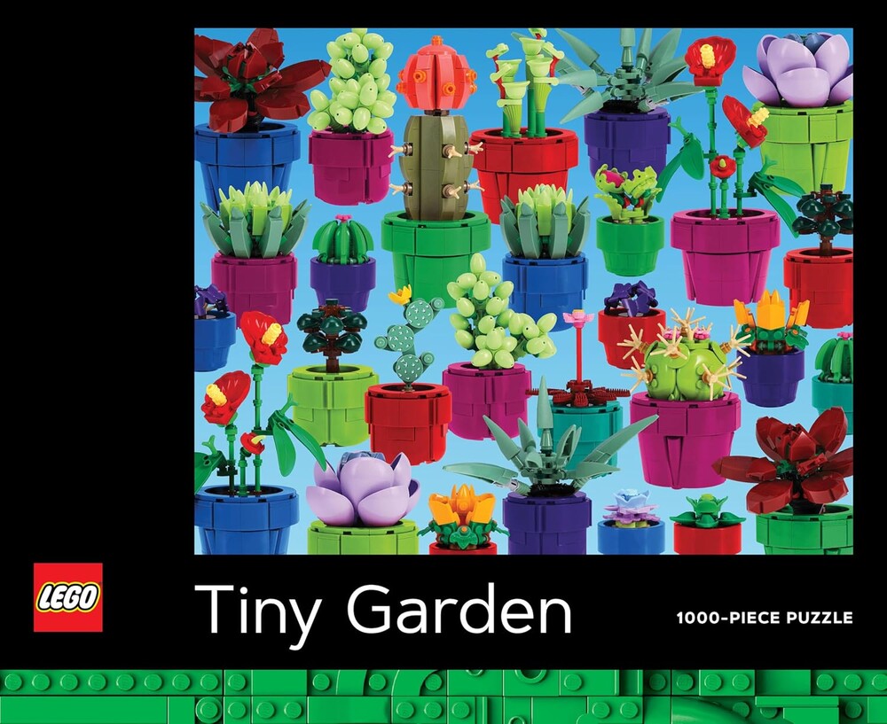 Lego Tiny Garden 1000-Piece Jigsaw Puzzle | Inspired by Botanical Sets | Piece Together 30 Tiny Plants and Flowers! | for All Fans (Amazon Exclusive)