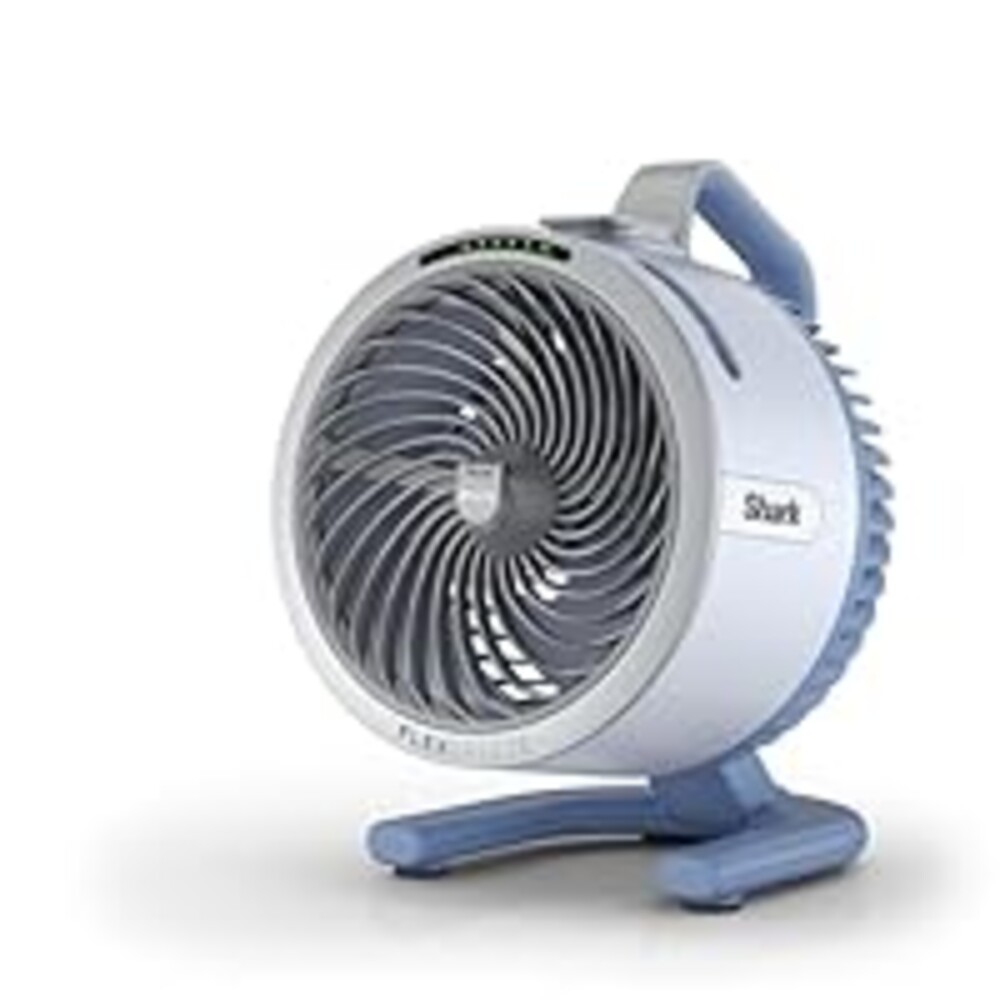 Shark FlexBreeze HydroGo Fan—Ultra-powerful portable fan with indoor + outdoor mist. Corded & cordless, 5 speeds, evaporative misting, Glacier. FA052BL