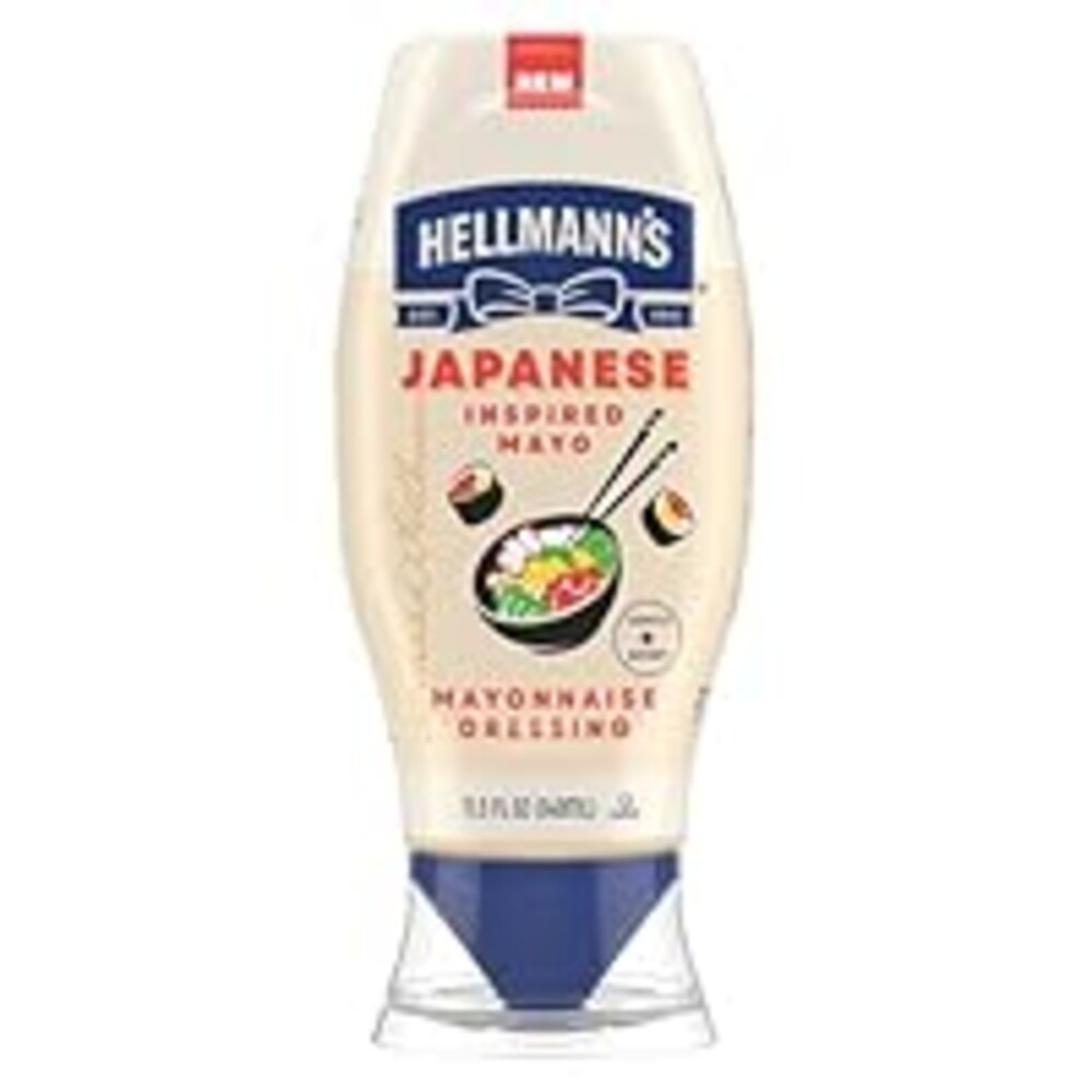 Hellmann's Japanese-Inspired Tangy & Savory Mayonnaise Dressing for Sushi, Poke Bowls & More, Japanese Style with a Boost of Umami, 11.5 oz 1 ct