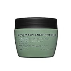 Luseta Rosemary Mint Hair Mask for Dry Damaged Hair Strengthening Hair Treatment for Thinning Hair Deep Nourishment for Split Ends, and Breakage Color Safe for All Hair Type 16.9oz