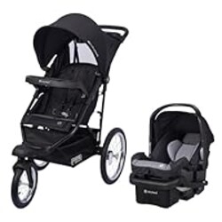 Baby Trend Journey Jogger Travel System with EZ-Lift Infant Car Seat, Stellar Black