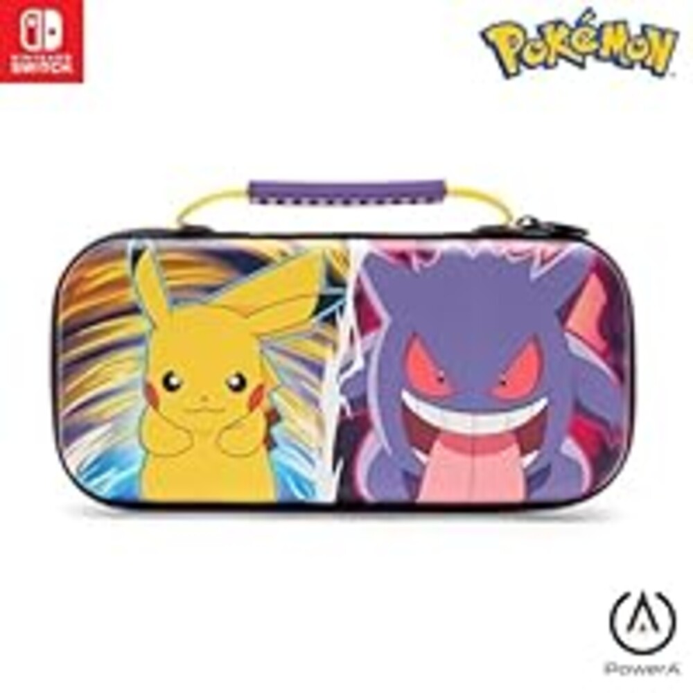 PowerA Protection Case for Nintendo Switch - Pikachu vs Gengar, Protective Case, Gaming Case, Console Case, Accessories, Storage, Officially licensed