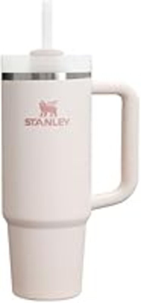 STANLEY Quencher H2.0 Tumbler with Handle and Straw 30 oz | Flowstate 3-Position Lid | Cup Holder Compatible for Travel | Insulated Stainless Steel Cup | BPA-Free | Rose Quartz 2.0