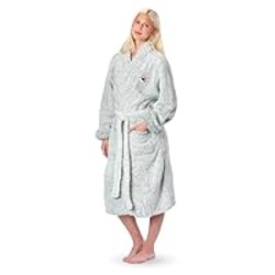 Northwest NFL Kansas City Chiefs Sherpa Bath Robe, 26" x 47", Gray