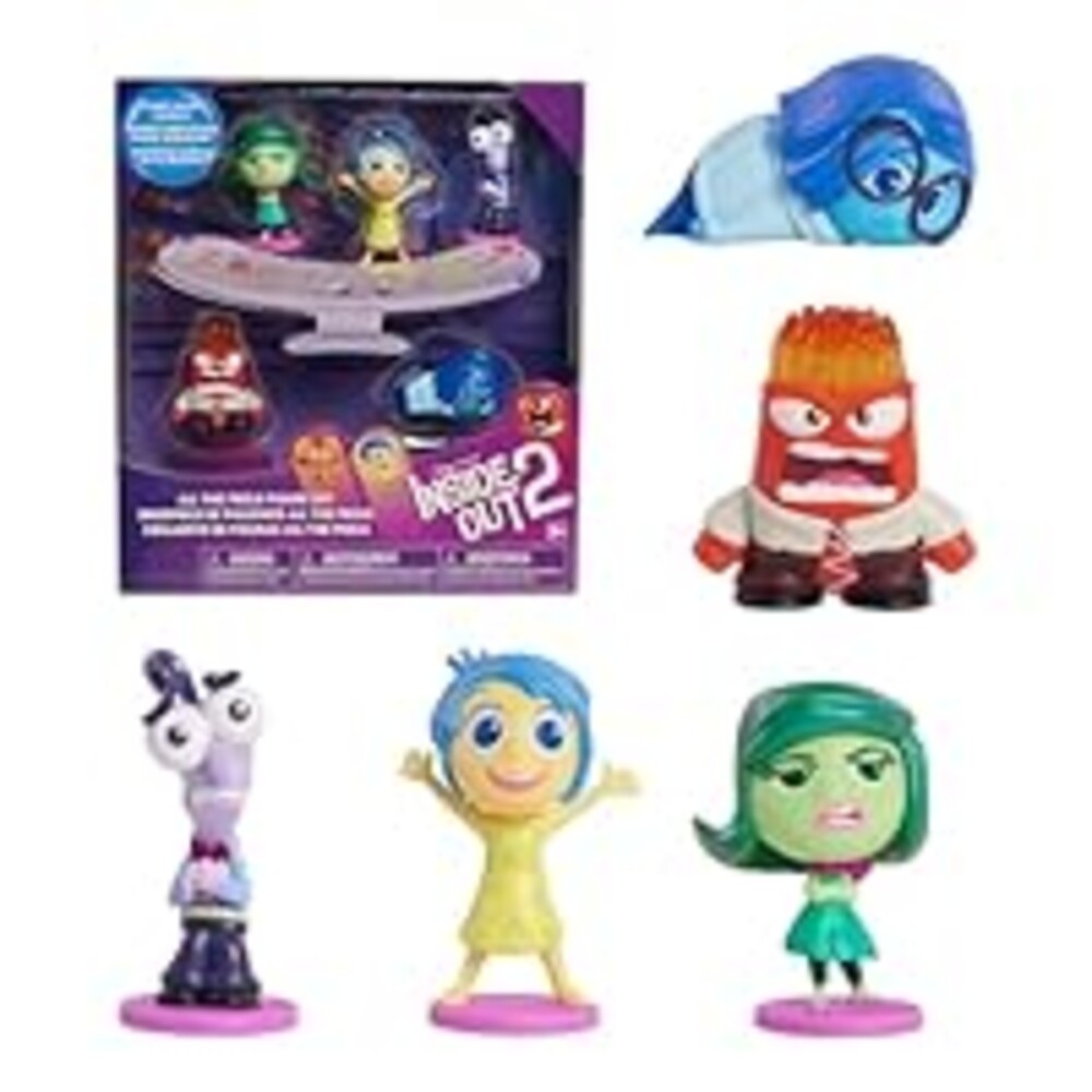 Disney and Pixar Inside Out 2 All the Feels Figure Set, Easter Basket Fillers, Gifts, Presents, Kids Toys for Ages 3 Up by Just Play