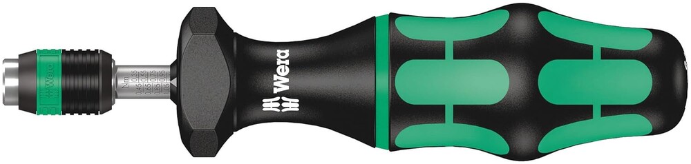 Wera 05074700001 Kraftform 7440 Hexagon Torque Screwdriver, 1/4" Head, 0.3-1.2 Nm Variable Torque Adjustment Range