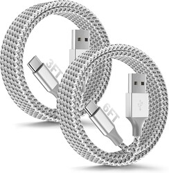 Car Carplay for iPhone 17/16/15 Charger Cord 2Pack [3FT+6FT] Charging Cord,USB A to USB C Charging Cable for CarPlay USBC Cord for iPad Pro 12.9/11, Air 5th/4th Gen