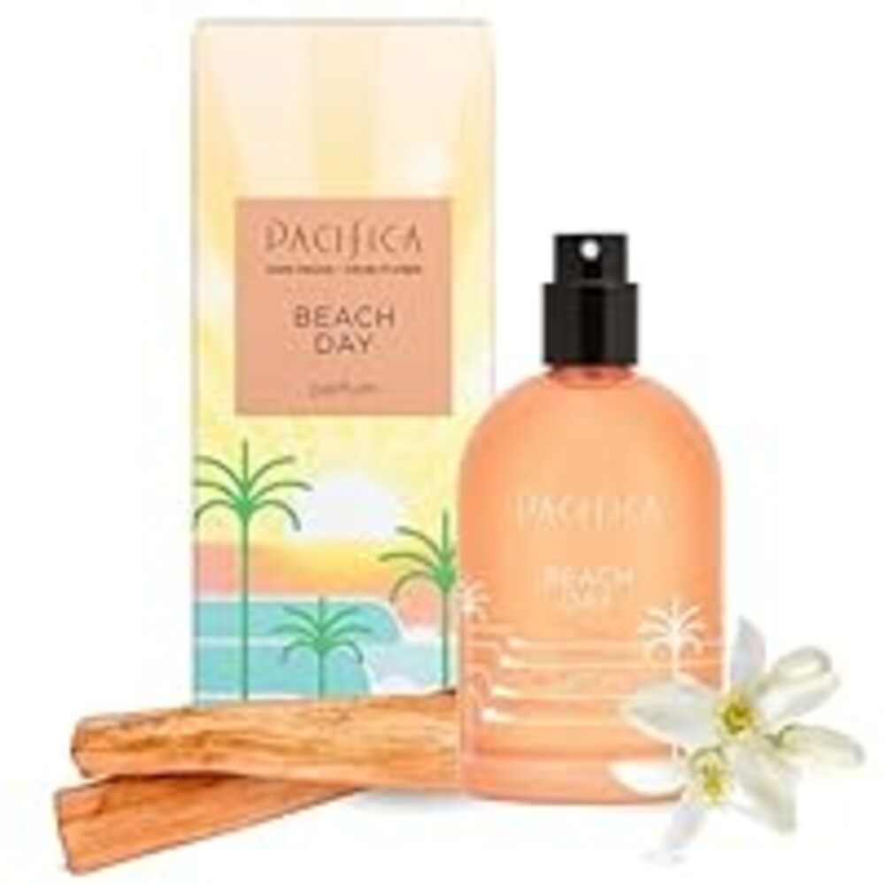Pacifica Beach Day Spray Perfume, Fragrances, Bliss, Bergamont, Orange Flower, Sandalwood, Amber, Suede Leather, Clean Perfume, Parfum, Eau de Toilette Clean Vegan & Cruelty-Free