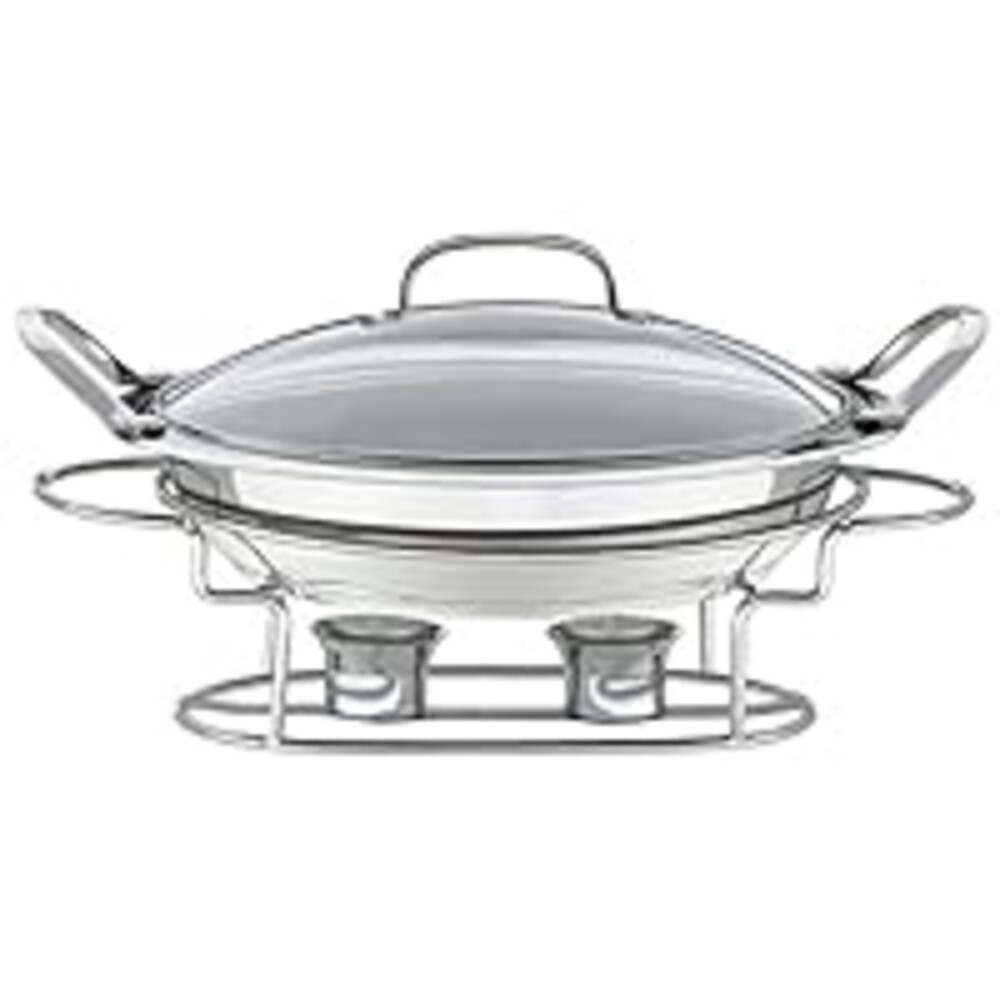 Cuisinart 7BSR-28 Stainless 11-Inch Round Buffet Servers , Silver