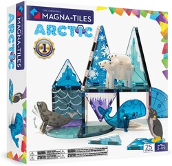 MAGNA-TILES Arctic Animals 25-Piece Magnetic Construction Set, The ORIGINAL Magnetic Building Brand