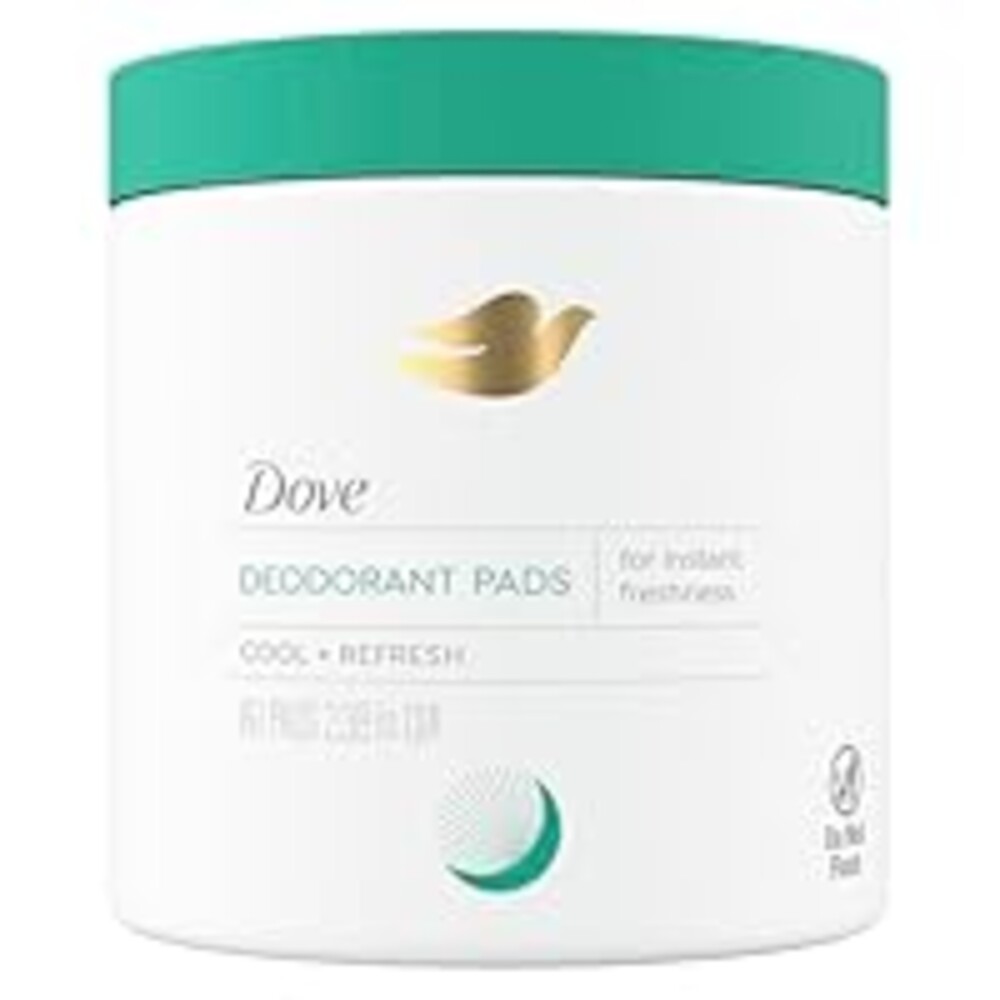Dove Deodorant Cleansing Pads For Women Neutralize Odor & Gently Exfoliate To Refine Skin Texture, Fresh Water Lilly Scent,60 pads