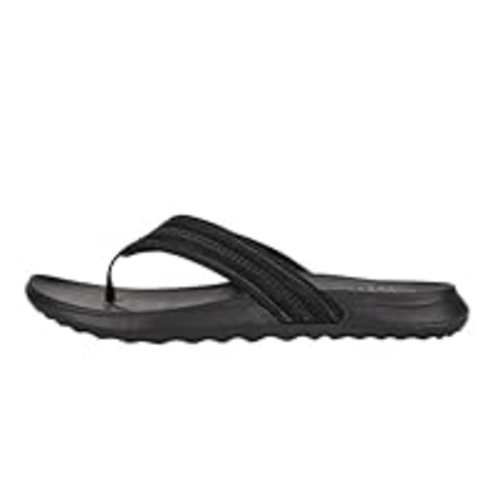 HEYDUDE Men's Myers Flip Classic Black/Black Size 8 | Men's Shoes | Men Slip-on Sandals | Comfortable & Light-Weight