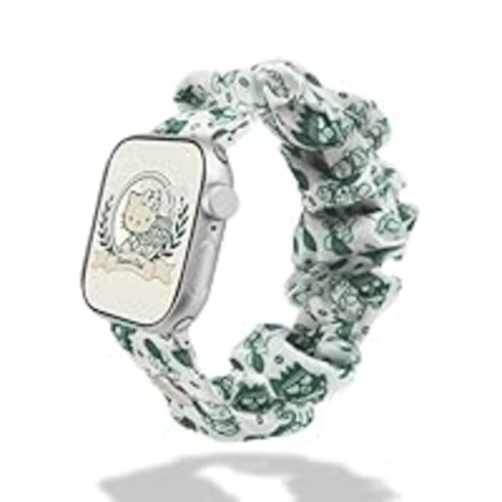 Sonix x Sanrio Scrunchie Apple Watch Band | Compatible with ﻿Apple Watch 41mm / 40mm / 38mm | Hello Kitty Tennis