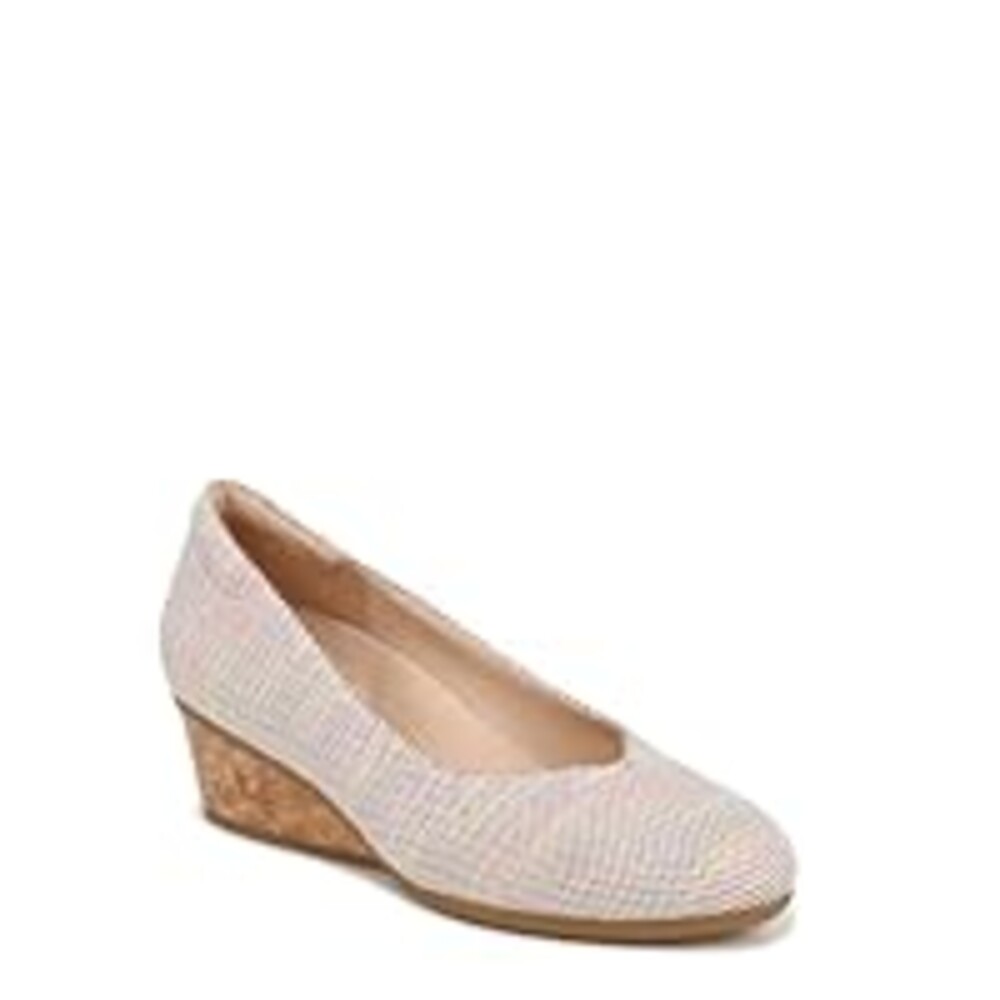 Dr. Scholl's Womens Be Ready Wedge Pumps Multi Woven Fabric 11 M