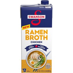 SWANSON S Ramen Chicken Broth, 32 Oz Carton