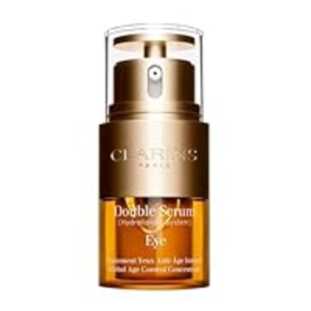 Clarins Double Serum Eye | Anti-Aging Eye Treatment | Visibly Smoothes, Firms, Hydrates and Revitalizes For More Youthful-Looking Eyes In Just 7 Days* | 13 Plant Extracts, Including Turmeric | 0.6 Oz