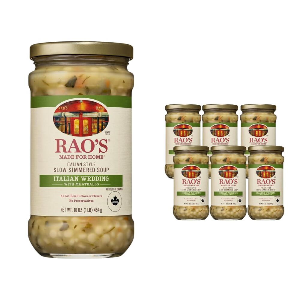 Rao's Homemade | Italian Wedding Soup | 16oz | Pack of 6