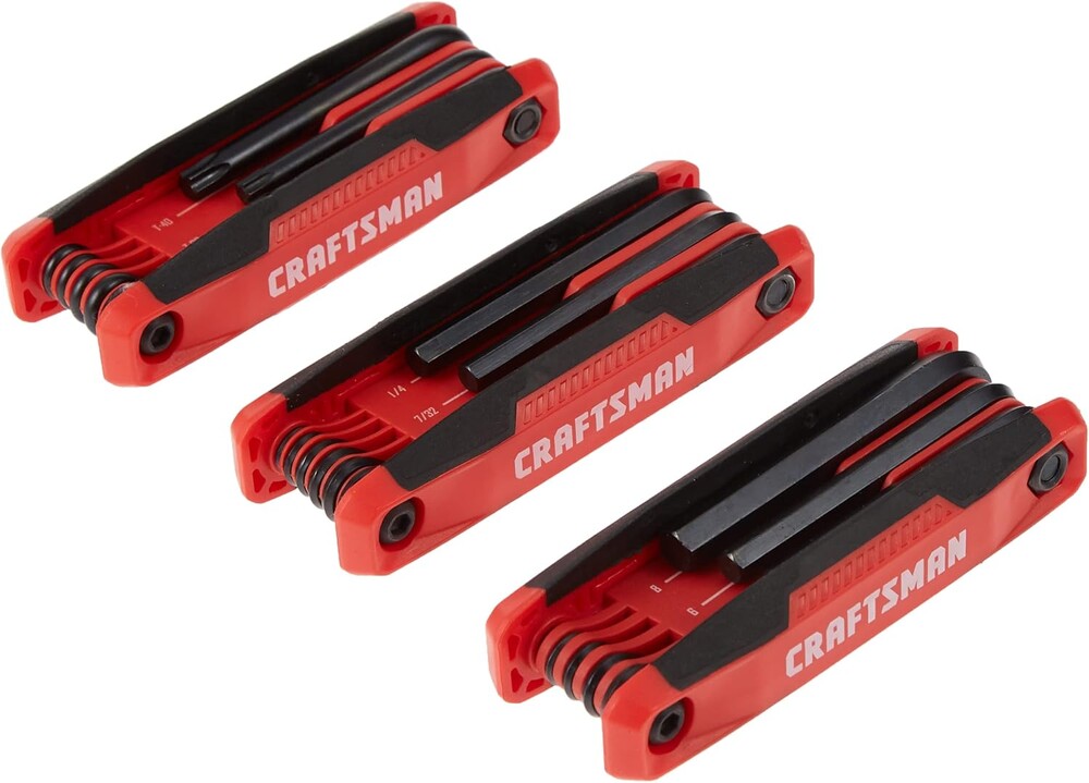 CRAFTSMAN Hex Key Set, 25-Key, 3 Pack, Folding (CMHT26004)
