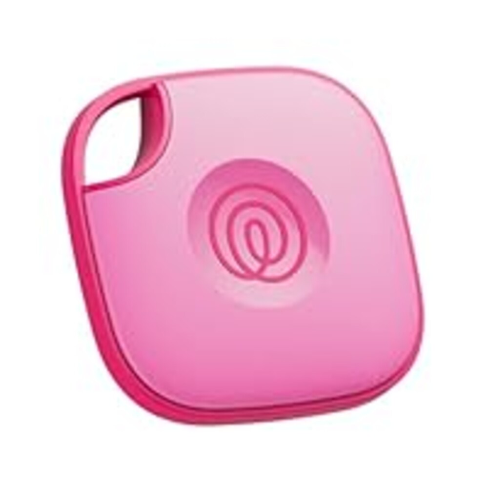 Life360 Tile - Bluetooth Tracker, Keys Finder and Item Locator for Keys, Bags and More. Phone Finder. Both iOS and Android Compatible. 1-Pack (Pink Punch)