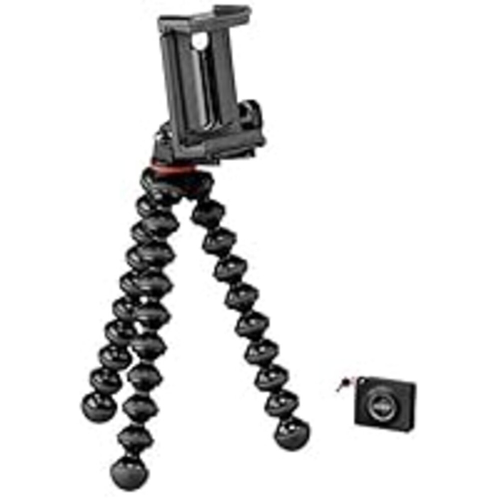 Joby GripTight Smartphone/Action Camera Flexible Tripod Stand Kit, Black/Charcoal, 10 Oz (JB01515)