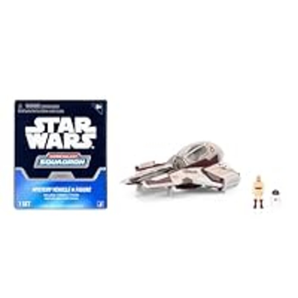 Jazwares Star Wars Micro Galaxy Squadron Jedi Interceptor Mystery Bundle - 3-Inch and 2.5-Inch Vehicles with Accessories (Amazon Exclusive)